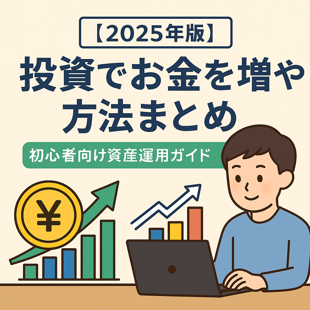 2025年版】投資でお金を増やす方法まとめ｜初心者向け資産運用ガイド