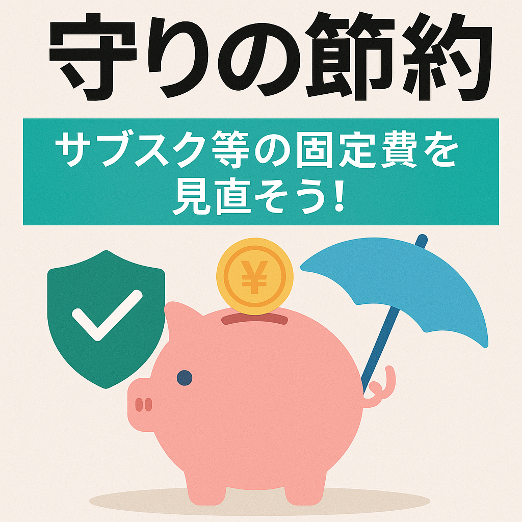 【2025年版】守りの節約術まとめ｜固定費・サブスク・生活コストを無理なく削減！